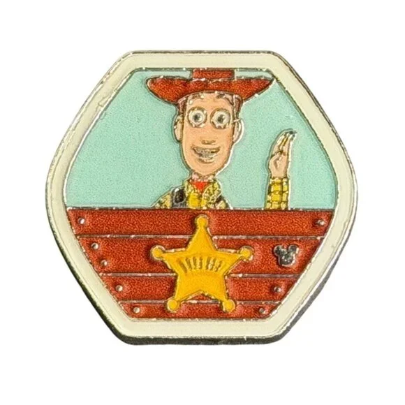 Walt Disney Pin Trading Sheriff Woody Toy Story Ferris Wheel Hidden Mickey WDW - Picture 1 of 2